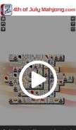 How 4thofjulymahjong.com looks like on a mobile device such as an iPhone.