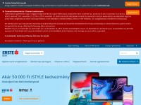 Desktop screenshot for erstebank.hu