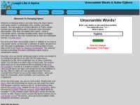 Desktop screenshot for hanginghyena.com