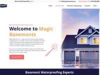 Desktop screenshot for magicbasements.com