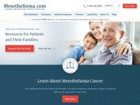 Desktop screenshot for mesothelioma.com