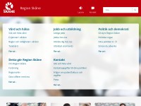 Desktop screenshot for skane.se