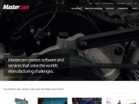 Desktop screenshot for mastercam.com