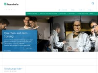 Desktop screenshot for fhg.de