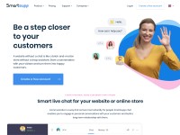 Desktop screenshot for smartsupp.com