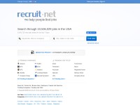 Desktop screenshot for recruit.net