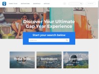 Desktop screenshot for gapyear.com
