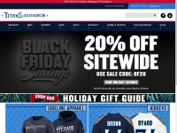 Desktop screenshot for titanslockerroom.com