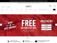 Desktop screenshot for rue21.com