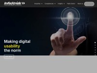Desktop screenshot for infostride.com