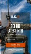 How 511tactical.com looks like on a mobile device such as an iPhone.
