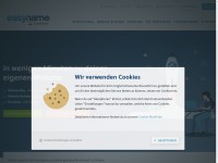 Desktop screenshot for easyname.at