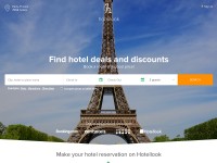 Desktop screenshot for hotellook.com