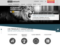 Desktop screenshot for noris.de