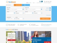 Desktop screenshot for fareboom.com
