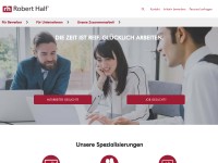 Desktop screenshot for roberthalf.at