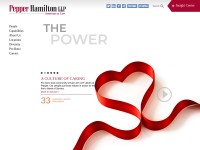 Desktop screenshot for pepperlaw.com