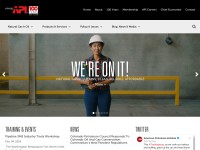 Desktop screenshot for api.org