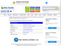 Desktop screenshot for mathgoodies.com