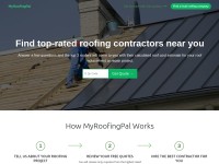 Desktop screenshot for myroofingpal.com