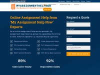 Desktop screenshot for myassignmenthelpnow.com