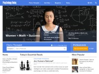 Desktop screenshot for psychologytoday.com