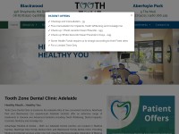 Desktop screenshot for toothzone.com.au