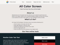 Desktop screenshot for allcolorscreen.com