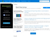 Desktop screenshot for officetooltips.com