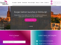 Desktop screenshot for burges-salmon.com