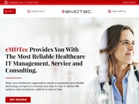 Desktop screenshot for emdtec.com