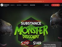 Desktop screenshot for substance3d.com