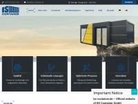 Desktop screenshot for bs-container.de