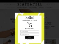 Desktop screenshot for slateandtell.com