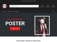 Desktop screenshot for demonslayerposter.com