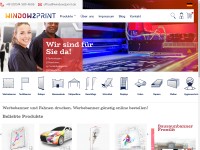 Desktop screenshot for window2print.de