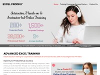 Desktop screenshot for excelprodigy.in