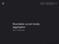 Desktop screenshot for curator.io