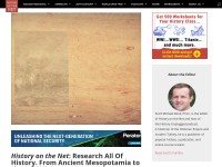 Desktop screenshot for historyonthenet.com