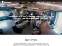 Desktop screenshot for appota.com