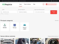 Desktop screenshot for br.alonegocios.com