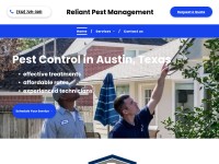 Desktop screenshot for reliantpestmanagement.com