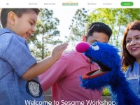 Desktop screenshot for sesameworkshop.org