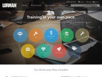 Desktop screenshot for lorman.com