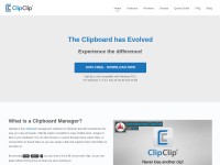 Desktop screenshot for clipclip.com