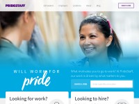 Desktop screenshot for pridestaff.com