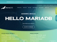 Desktop screenshot for mariadb.com