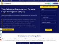 Desktop screenshot for cryptoexchangescript.com
