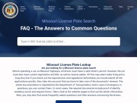 Desktop screenshot for missourilicenseplate.com