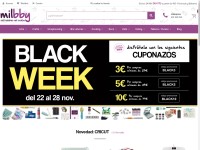 Desktop screenshot for milbby.com